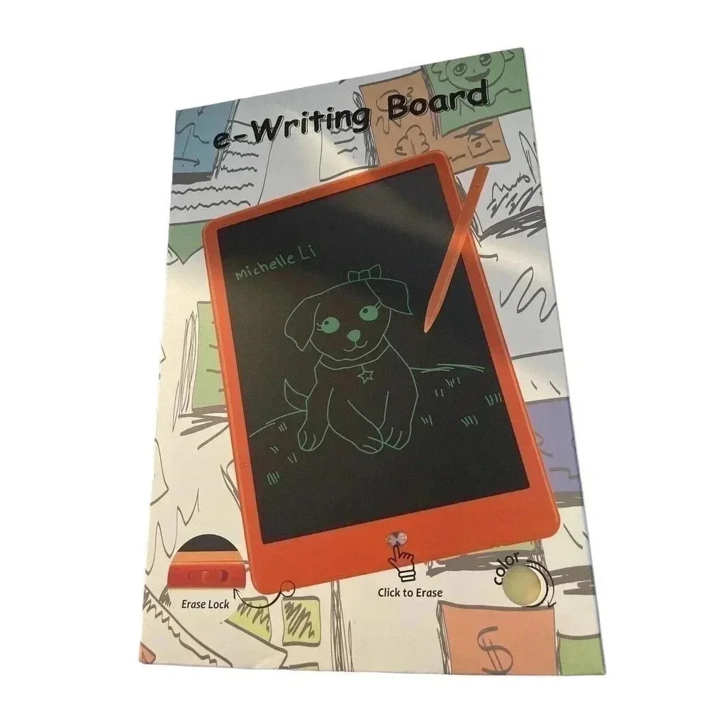 LCD Writing Tablet 10 Inch Colorful Drawing Pad for Kids